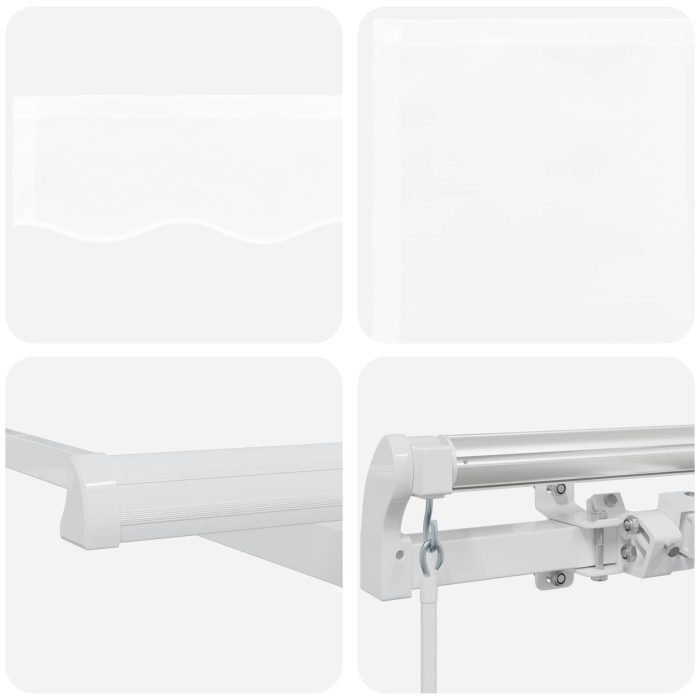 Novaro Behúzható napellenző Fehér 300 x 250 x 165 cm - Image 6