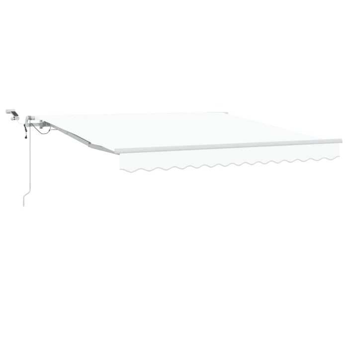 Novaro Behúzható napellenző Fehér 300 x 250 cm Poliészter - Image 2