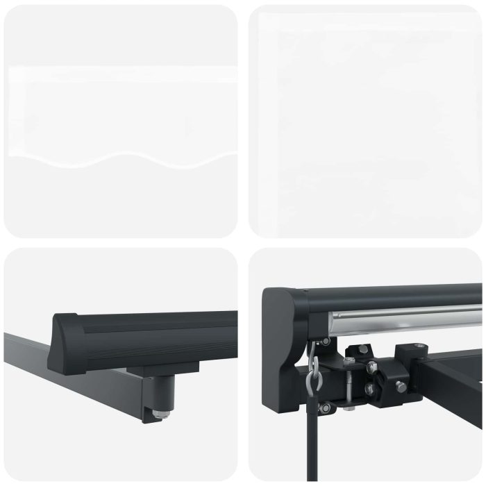Novaro Napernyő keret Fehér 300 x 250 cm Poliészter PU bevonattal - Image 8