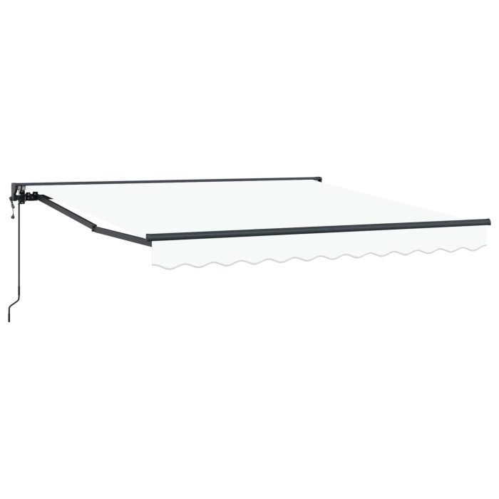 Novaro Napernyő keret Fehér 300 x 250 cm Poliészter PU bevonattal - Image 2
