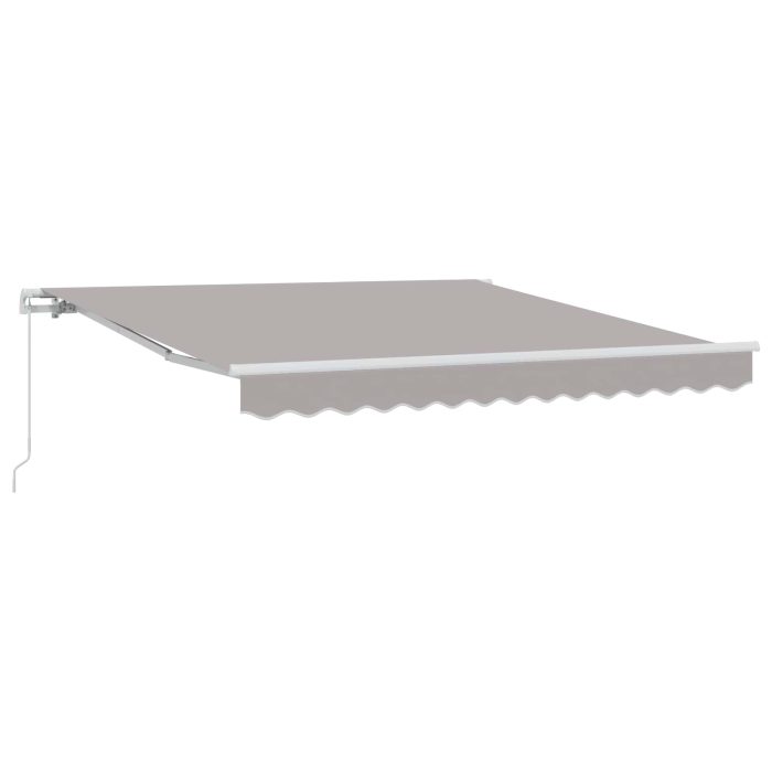 Novaro Behúzható napellenző Világosszürke 300 x 250 x 165 cm - Image 2