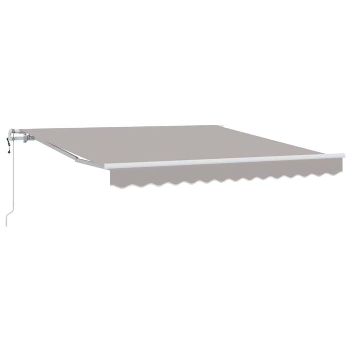Novaro Behúzható napellenző Világosszürke 300 x 250 cm - Image 2