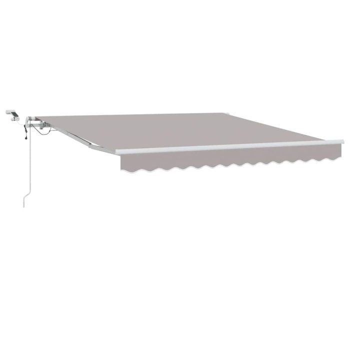 Novaro Behúzható napellenző Világosszürke 300 x 250 cm Poliészter - Image 2
