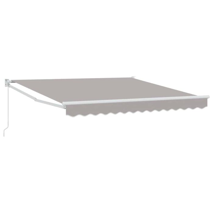 Novaro Behúzható napellenző Világosszürke 300 x 250 x 165 cm - Image 2