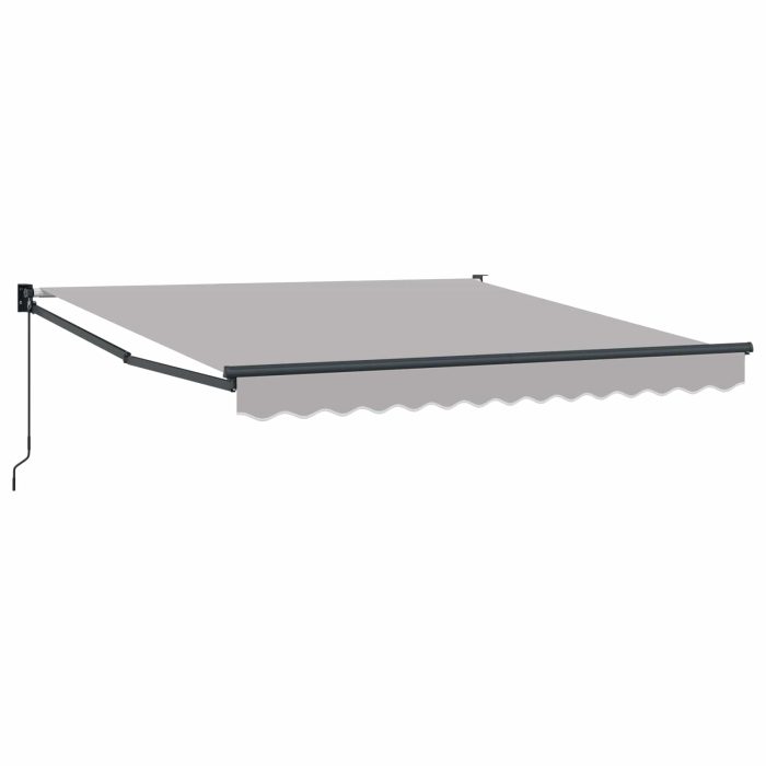 Novaro Behúzható napellenző Világosszürke 300 x 250 x 165 cm - Image 2