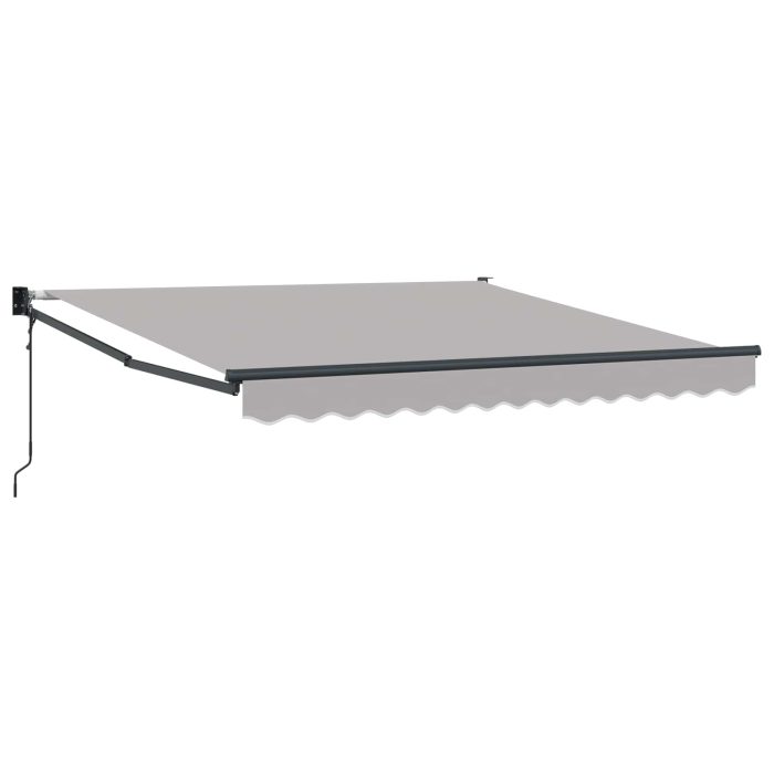 Novaro Behúzható napellenző Világosszürke 300 x 250 x 165 cm - Image 2