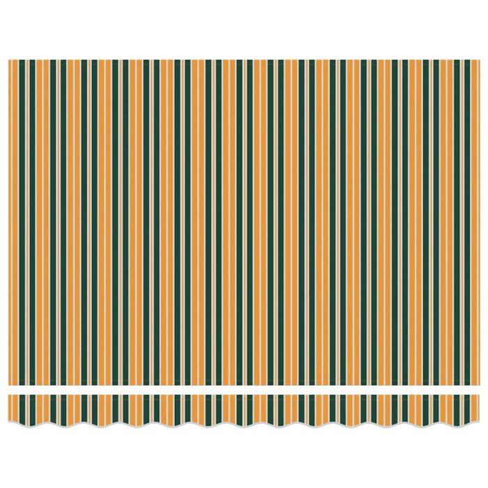 Novaro Behúzható napellenző Zöld és Sárga 300 x 250 x 165 cm - Image 6