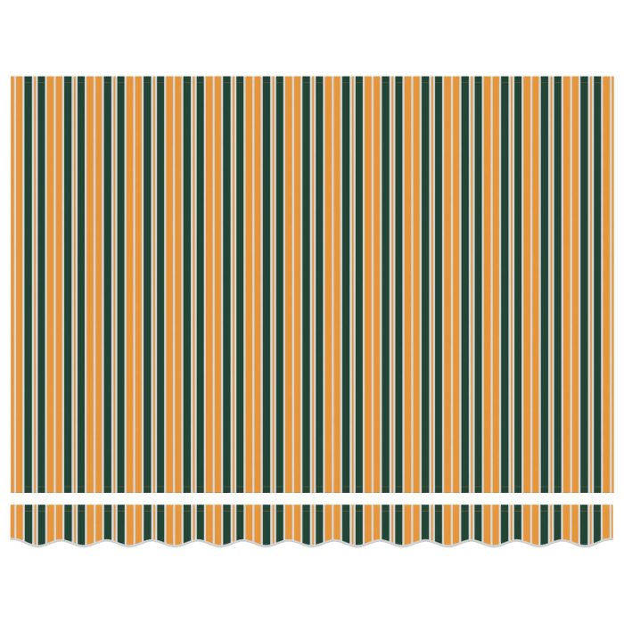 Novaro Behúzható napellenző Zöld és Sárga 300 x 250 cm - Image 6