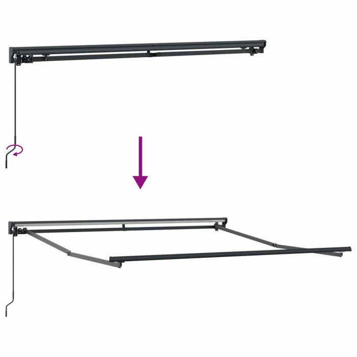 Novaro Napernyő keret Zöld és Sárga 300 x 250 cm - Image 9