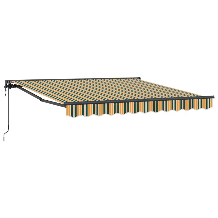 Novaro Napernyő keret Zöld és Sárga 300 x 250 cm - Image 2