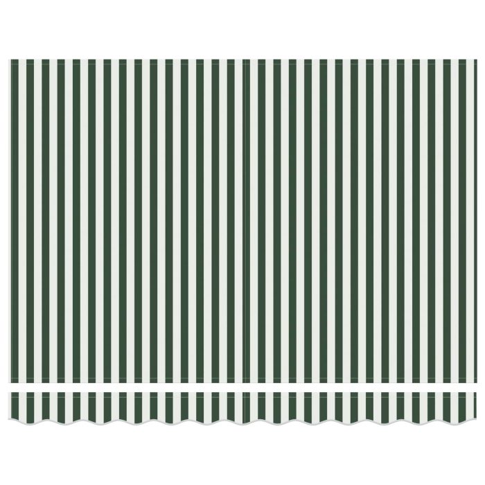 Novaro Behúzható napellenző Zöld és Fehér 300 x 250 cm - Image 7