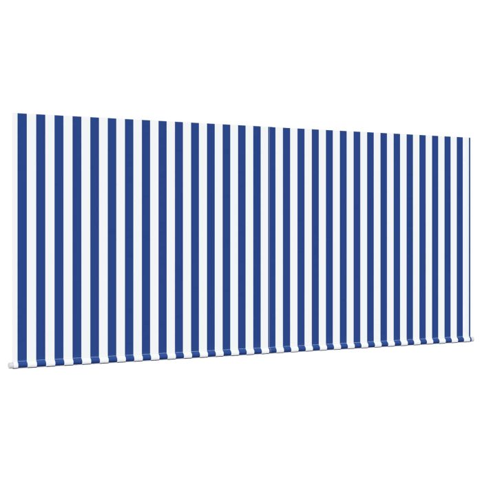 Novaro Behúzható napellenző Kék és Fehér 350 x 250 cm - Image 4