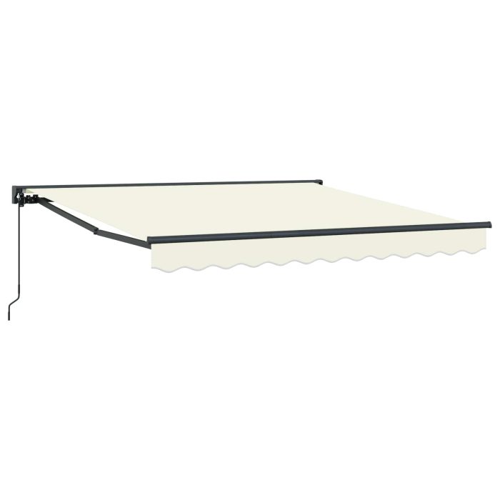 Novaro Napernyő keret Krémszínű 350 x 250 cm Poliészter PU bevonattal - Image 2