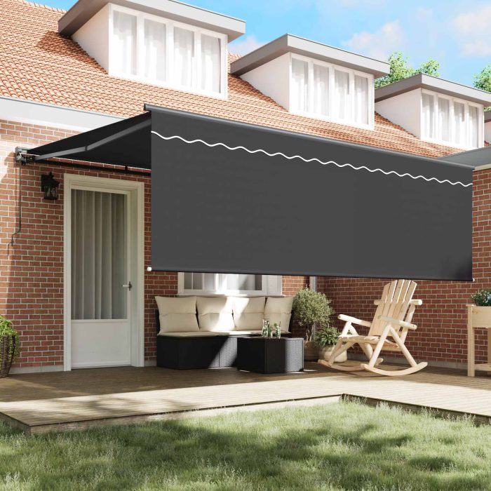 Novaro Napernyő keret Sárga és Fehér 350 x 250 cm - Image 3