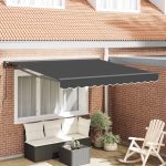 Novaro Napernyő keret Antracitszürke 350 x 250 cm