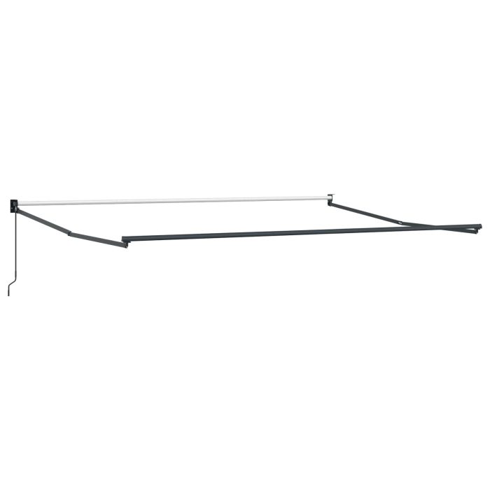 Novaro Behúzható napellenző narancssárga és barna 350 x 250 cm - Image 5
