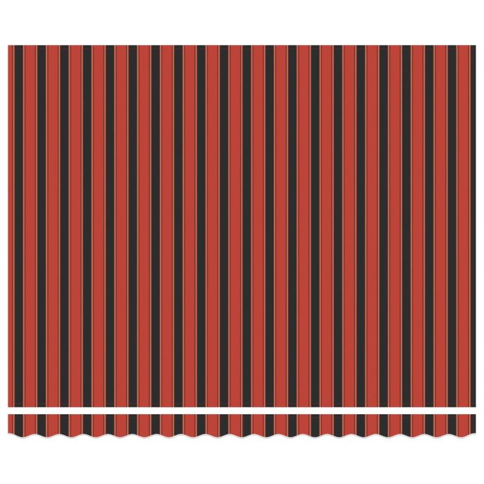 Novaro Behúzható napellenző narancssárga és barna 350 x 250 cm - Image 6