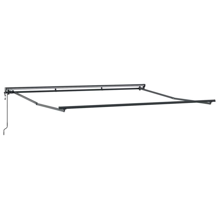Novaro Behúzható napellenző narancssárga és barna 350 x 250 cm - Image 5