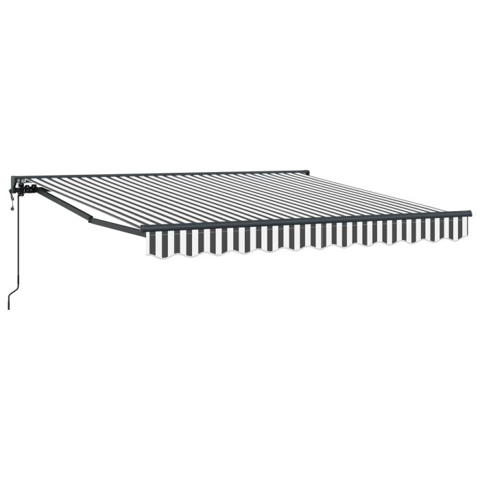 Novaro Napernyő keret Antracit és Fehér 350 x 250 cm - Image 2