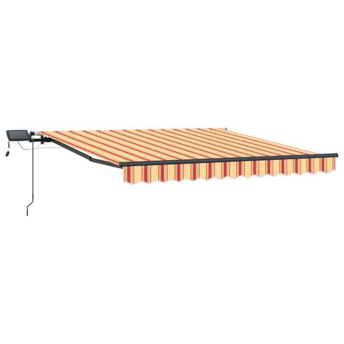Novaro Behúzható napellenző Sárga és narancs 350 x 250 cm - Image 2