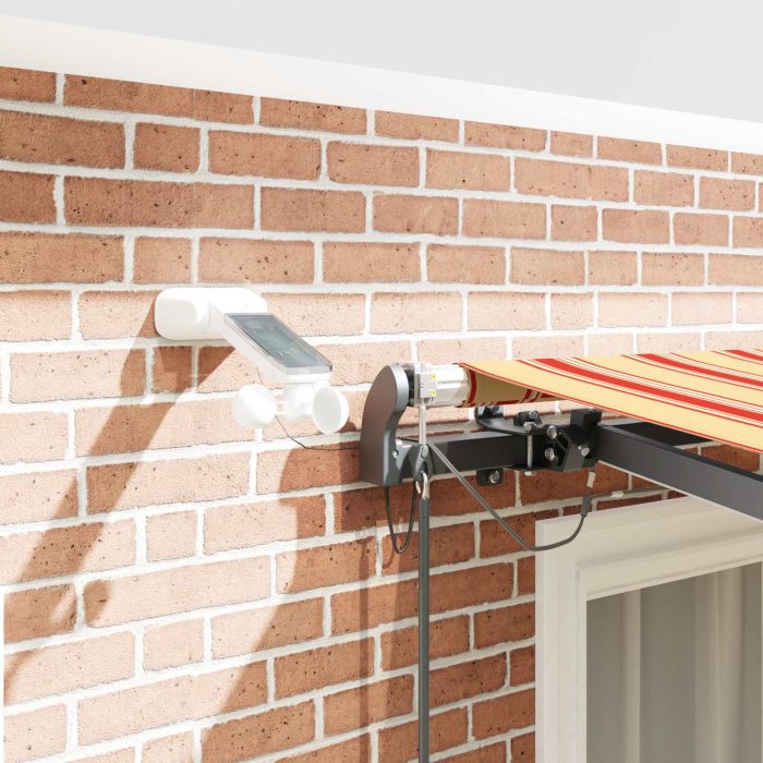 Novaro Behúzható napellenző Sárga és narancs 350 x 250 cm Poliészter - Image 4