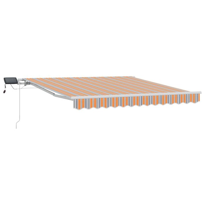 Novaro Behúzható napellenző Sokszínű 350 x 250 cm Szövet és Alumínium - Image 2