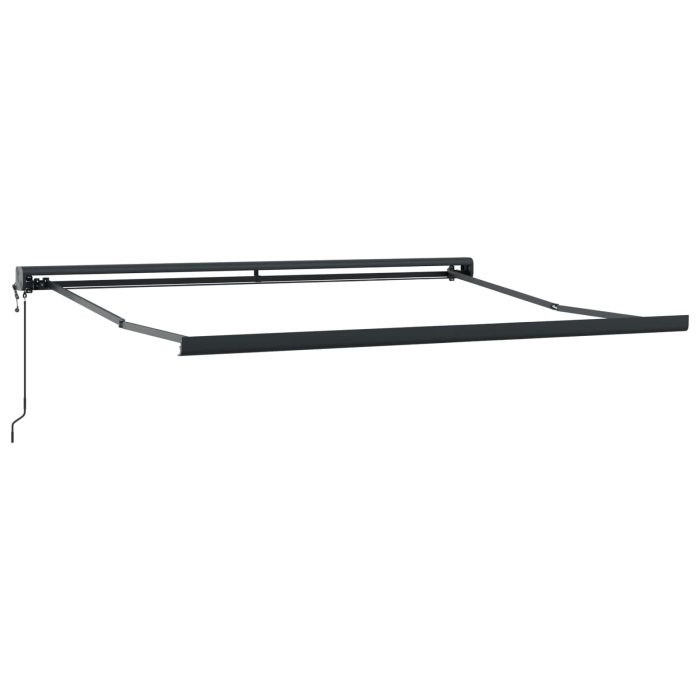 Novaro Behúzható napellenző Sokszínű 350 x 250 cm Szövet és Fém - Image 4