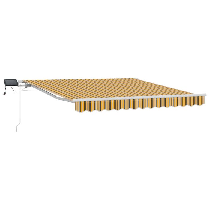Novaro Behúzható napellenző Sokszínű 350 x 250 cm Szövet és Alumínium - Image 2
