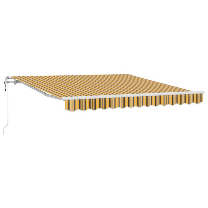 Novaro Behúzható napellenző Sokszínű 350 x 250 cm Szövet és Alumínium - Image 2