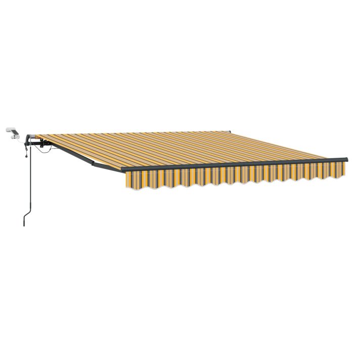 Novaro Behúzható napellenző Sokszínű 350 x 250 cm Poliészter - Image 2