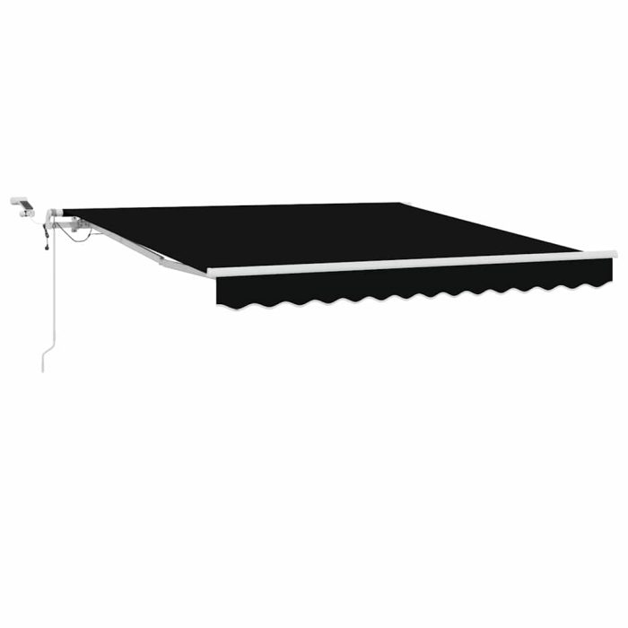 Novaro Behúzható napellenző Fekete 350 x 250 cm Poliészter - Image 2