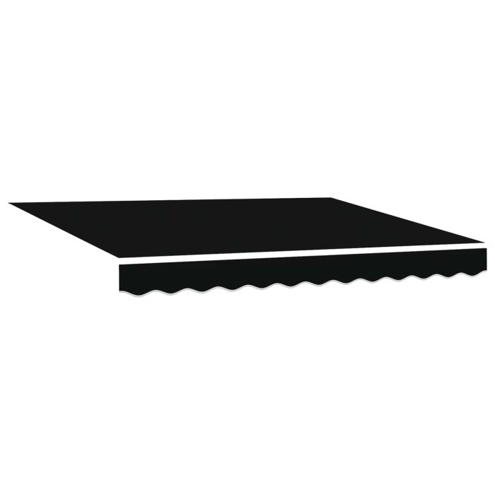 Novaro Napernyő keret Fekete 350 x 250 cm Poliészter PU bevonattal - Image 4