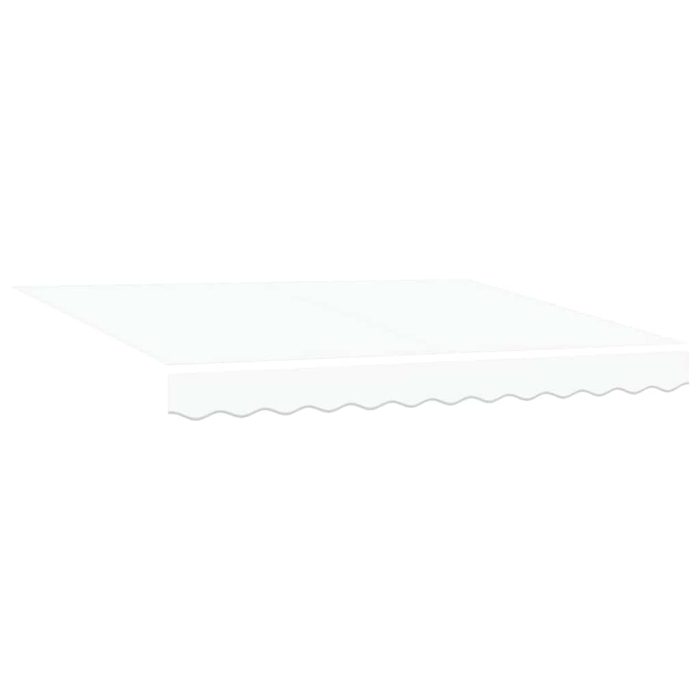 Novaro Behúzható napellenző Fehér 350 x 250 cm Poliészter - Image 5