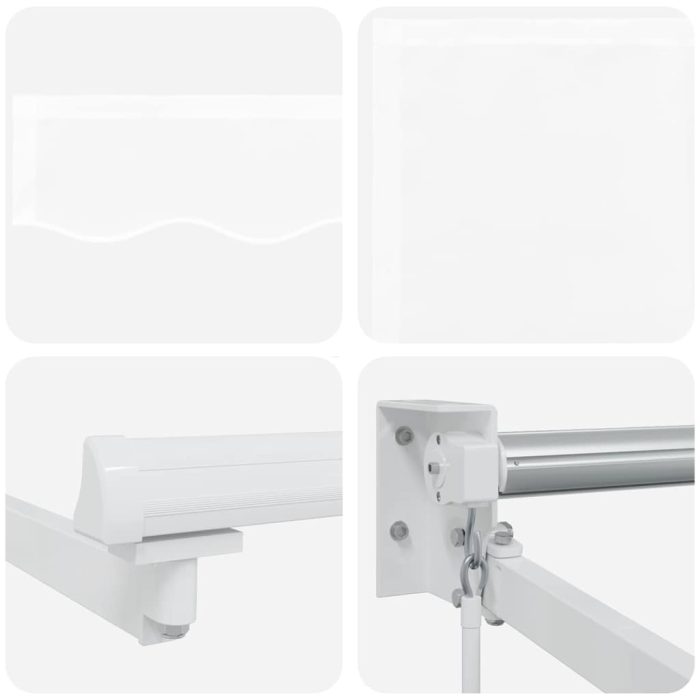 Novaro Behúzható napellenző Fehér 350 x 250 cm - Image 8