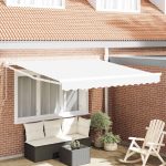 Novaro Behúzható napellenző Fehér 350 x 250 cm