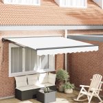Novaro Napernyő keret Fehér 350 x 250 cm Poliészter PU bevonattal