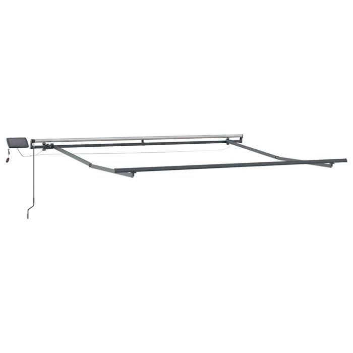 Novaro Behúzható napellenző Zöld és Fehér 350 x 250 cm - Image 5