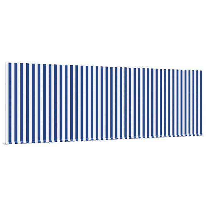 Novaro Behúzható napellenző Kék és Fehér 400 × 300 cm - Image 4