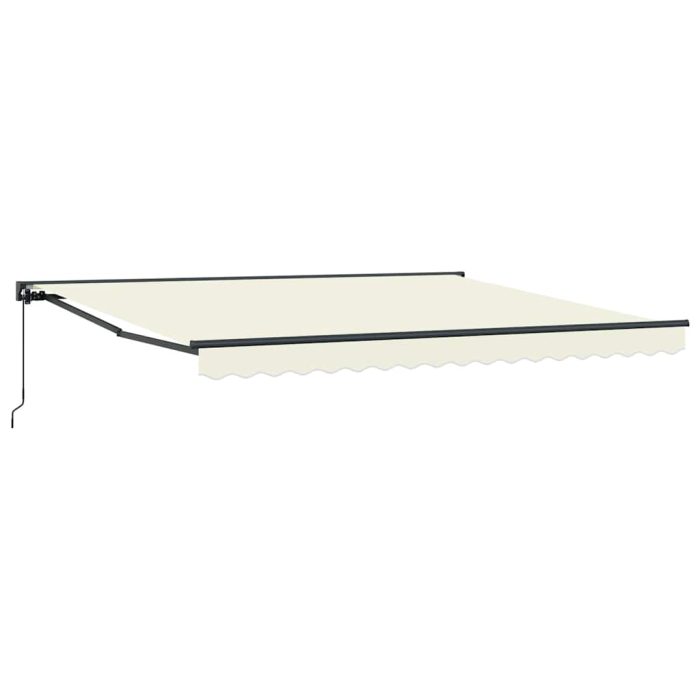 Novaro Napernyő keret Krémszínű 400 × 300 cm Poliészter PU bevonattal - Image 2