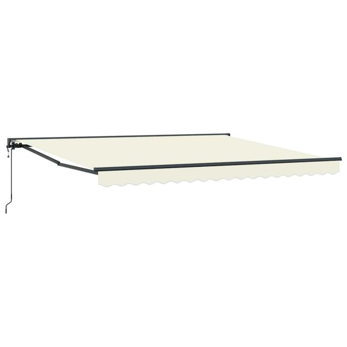 Novaro Napernyő keret Krémszínű 400 × 300 cm Poliészter PU bevonattal - Image 2