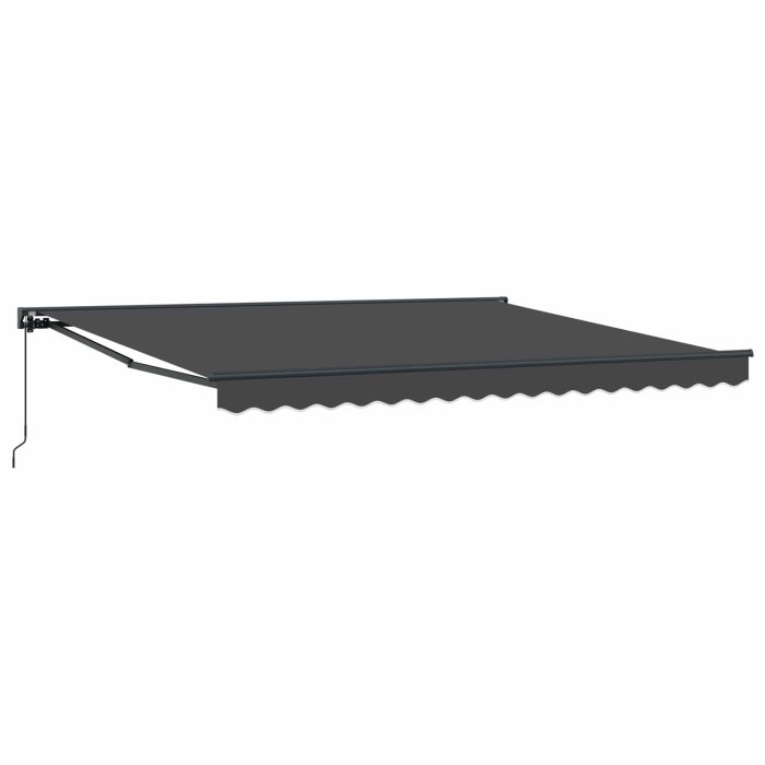Novaro Napernyő keret Antracitszürke 400 × 300 cm - Image 2
