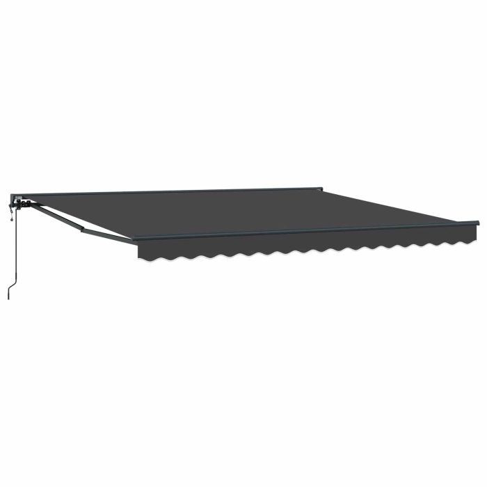 Novaro Napernyő keret Antracitszürke 400 × 300 cm - Image 2