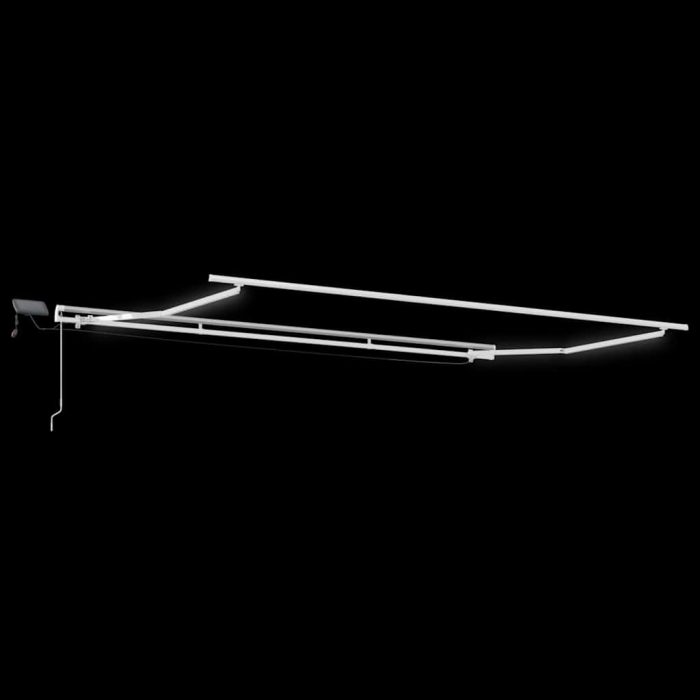 Novaro Behúzható napellenző narancssárga és barna 400 × 300 cm - Image 8