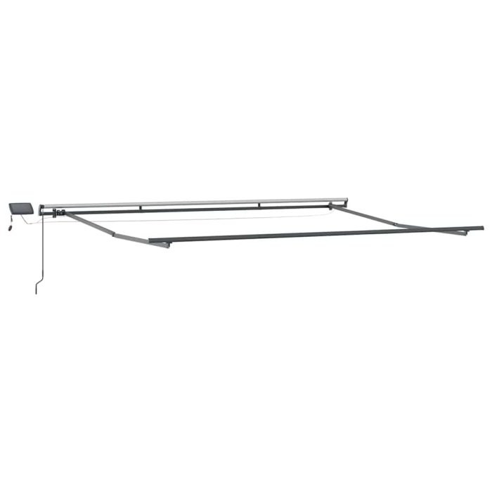 Novaro Behúzható napellenző narancssárga és barna 400 × 300 cm - Image 7