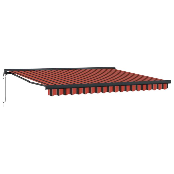 Novaro Behúzható napellenző Narancs és Barna 400 x 300 x 165 cm - Image 2