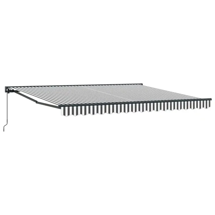 Novaro Napernyő keret Antracit és Fehér 400 × 300 cm