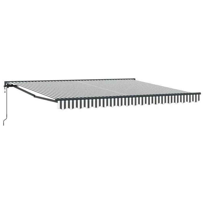 Novaro Napernyő keret Antracit és Fehér 400 × 300 cm