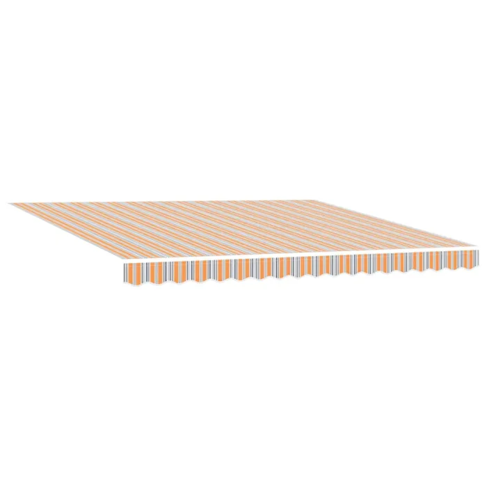 Novaro Behúzható napellenző Sokszínű 400 × 300 cm Poliészter és fém