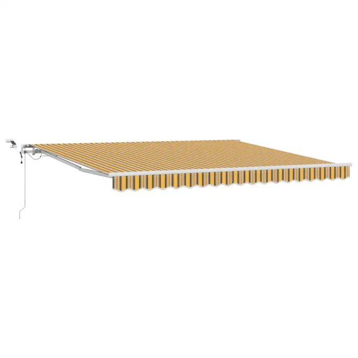 Novaro Behúzható napellenző Sokszínű 400 × 300 cm Poliészter