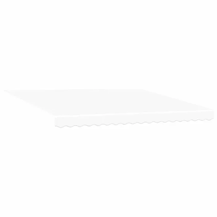 Novaro Behúzható napellenző Fehér 400 × 300 cm Poliészter és fém